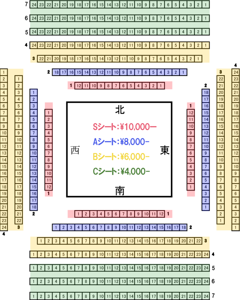 清水マリンビル座席表